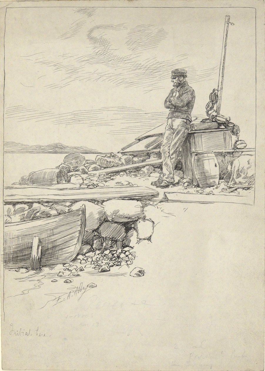 Kapitan Sandy autorstwa Edwin Austin Abbey