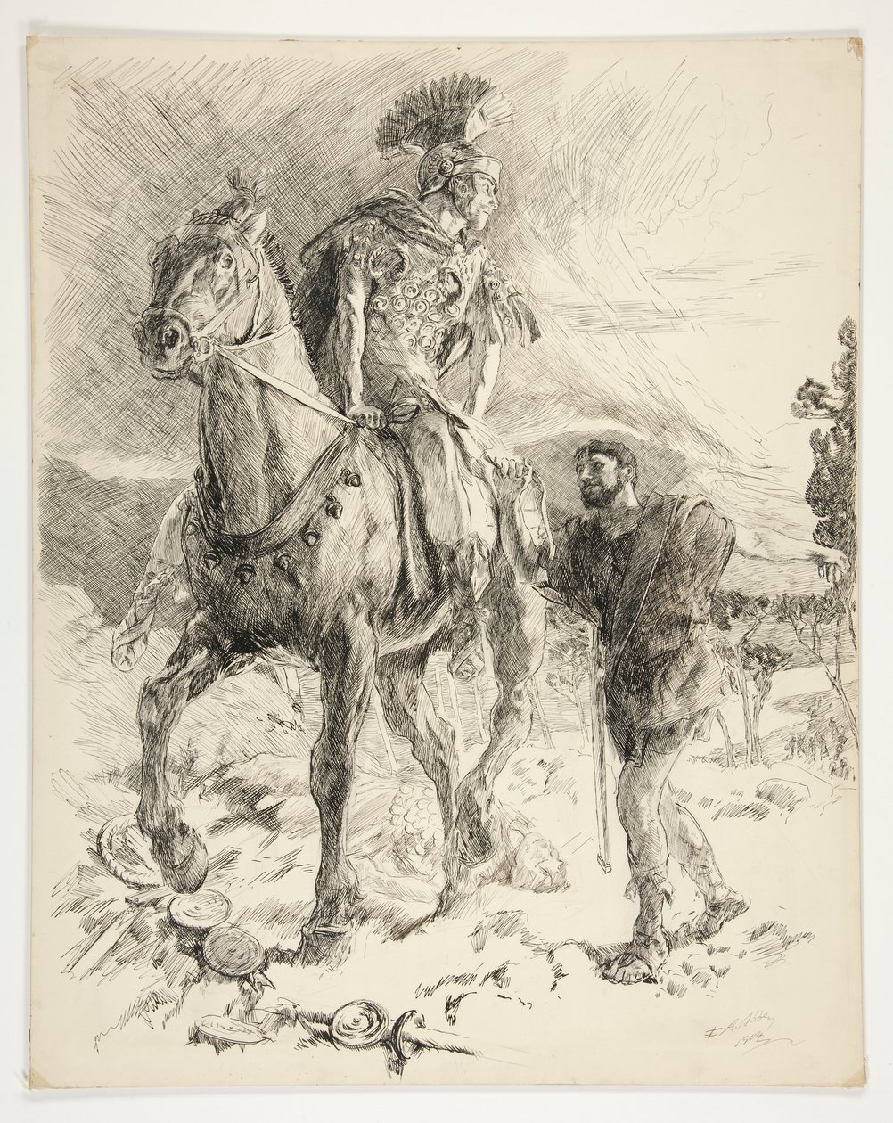 Kasjusz: autorstwa Edwin Austin Abbey