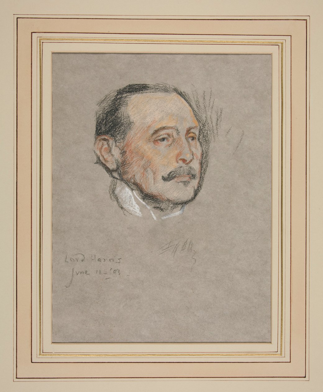 Koronacja Edwarda VII Portret: George Canning Harris, Baron autorstwa Edwin Austin Abbey