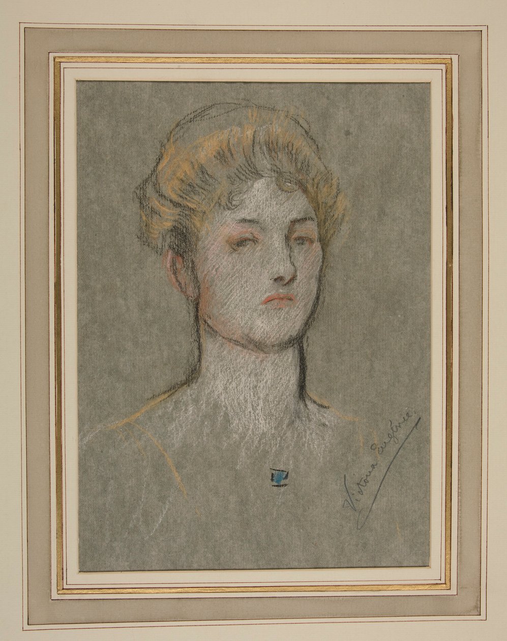 Koronacja Edwarda VII Portret: Księżniczka Wiktoria Eugenia Battenberg autorstwa Edwin Austin Abbey