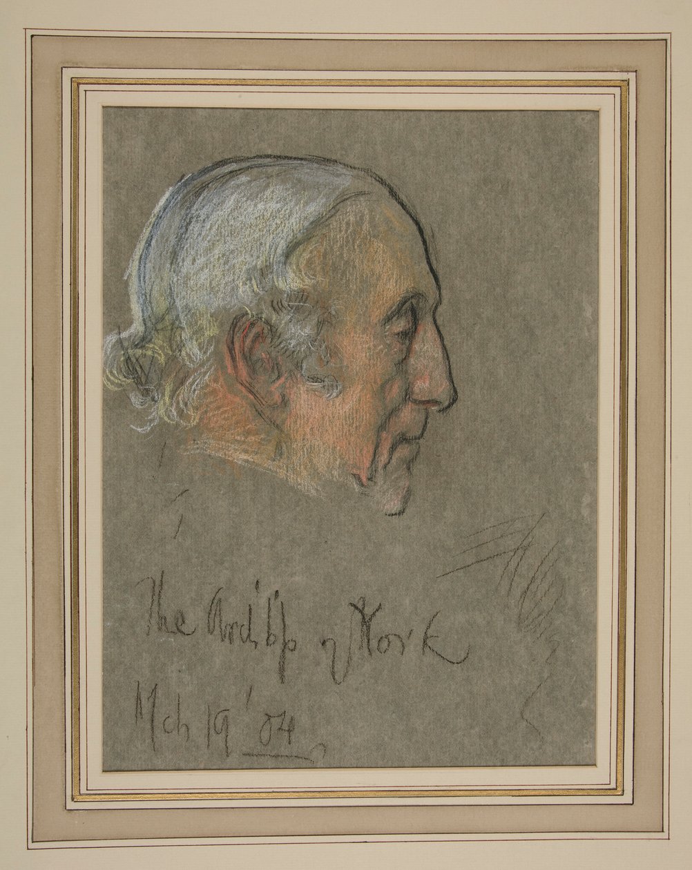 Koronacja Edwarda VII Portret: William Dalrymple Maclagan, Arcybiskup autorstwa Edwin Austin Abbey