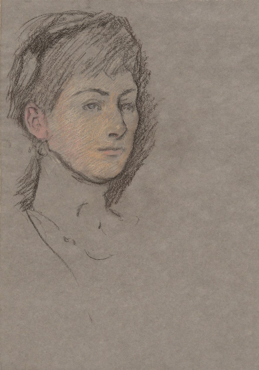 Koronacja portretu Edwarda VII (?) - niezidentyfikowana modelka autorstwa Edwin Austin Abbey