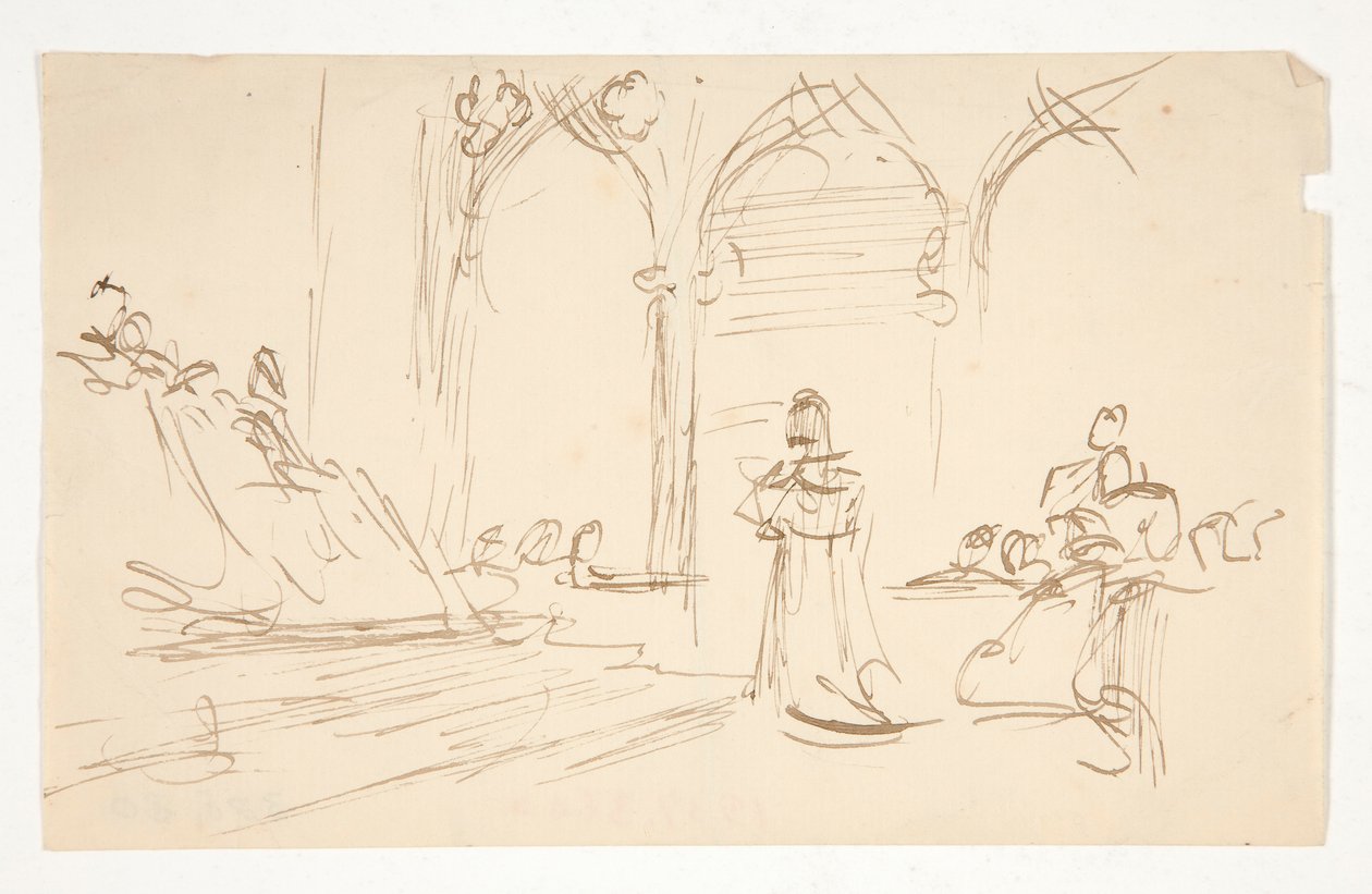 Wczesna nauka dla autorstwa Edwin Austin Abbey