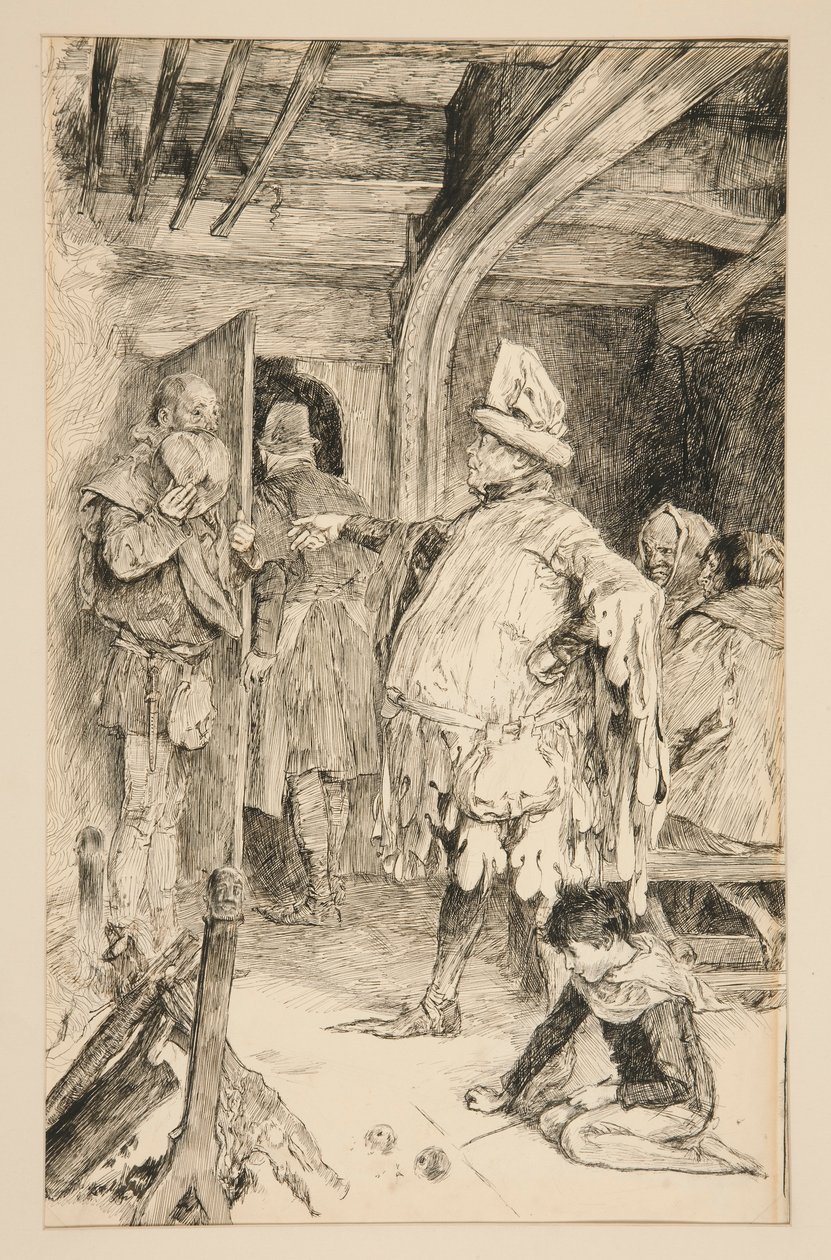 Falstaff: autorstwa Edwin Austin Abbey