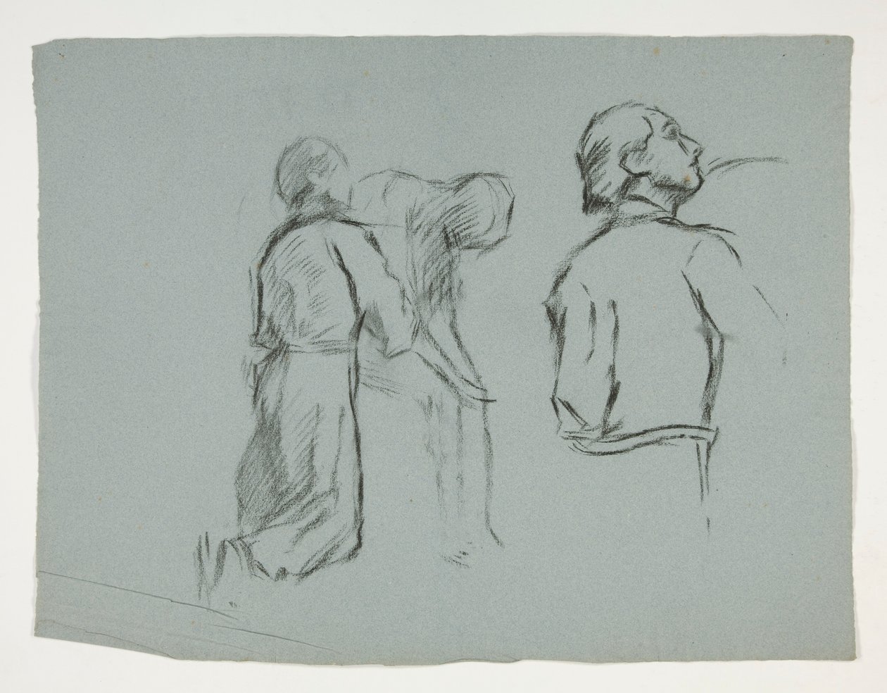 Studia figuralne dla Rycerzy Sir Galahada, z The Quest of the Holy Graal (seria piętnastu obrazów dla Biblioteki Publicznej w Bostonie, ukończona w 1901) autorstwa Edwin Austin Abbey