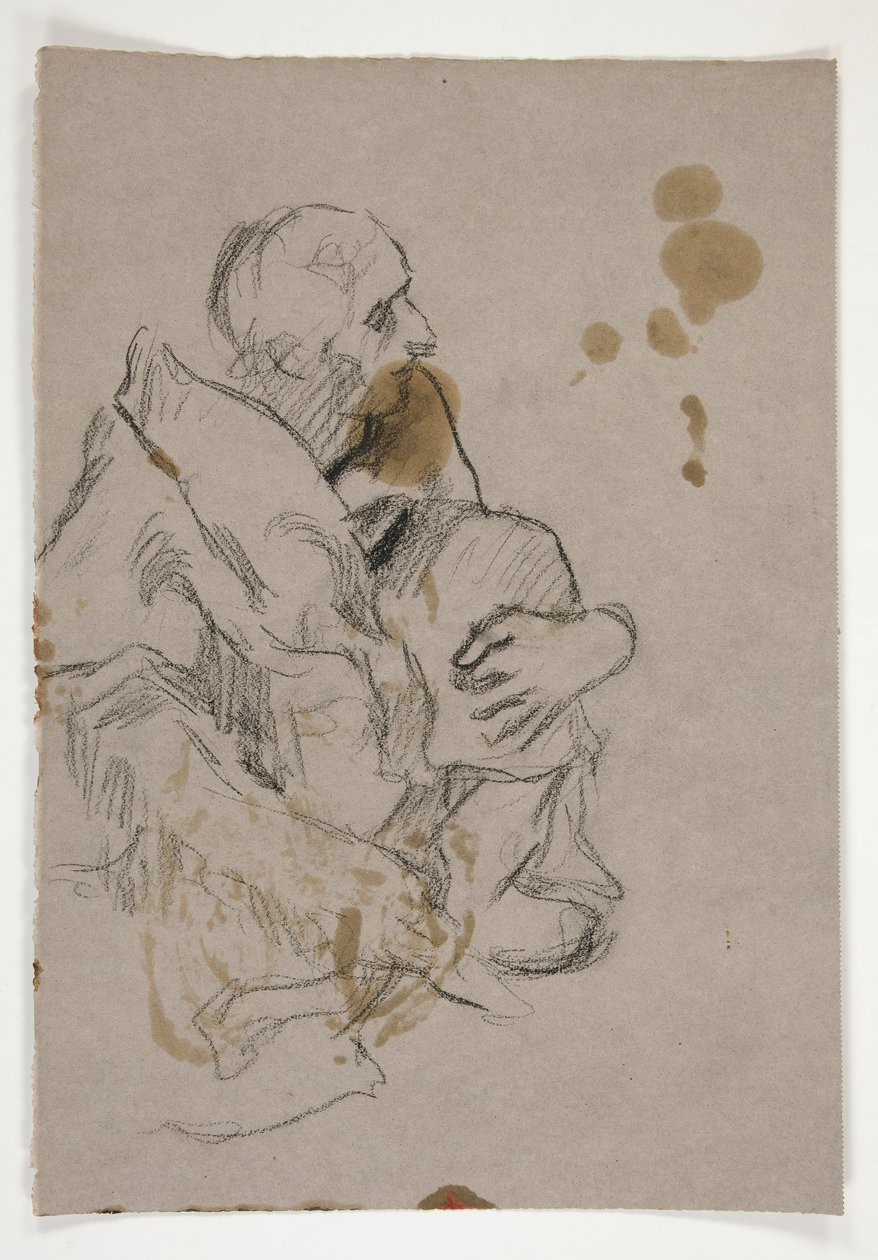Studium postaci dla autorstwa Edwin Austin Abbey