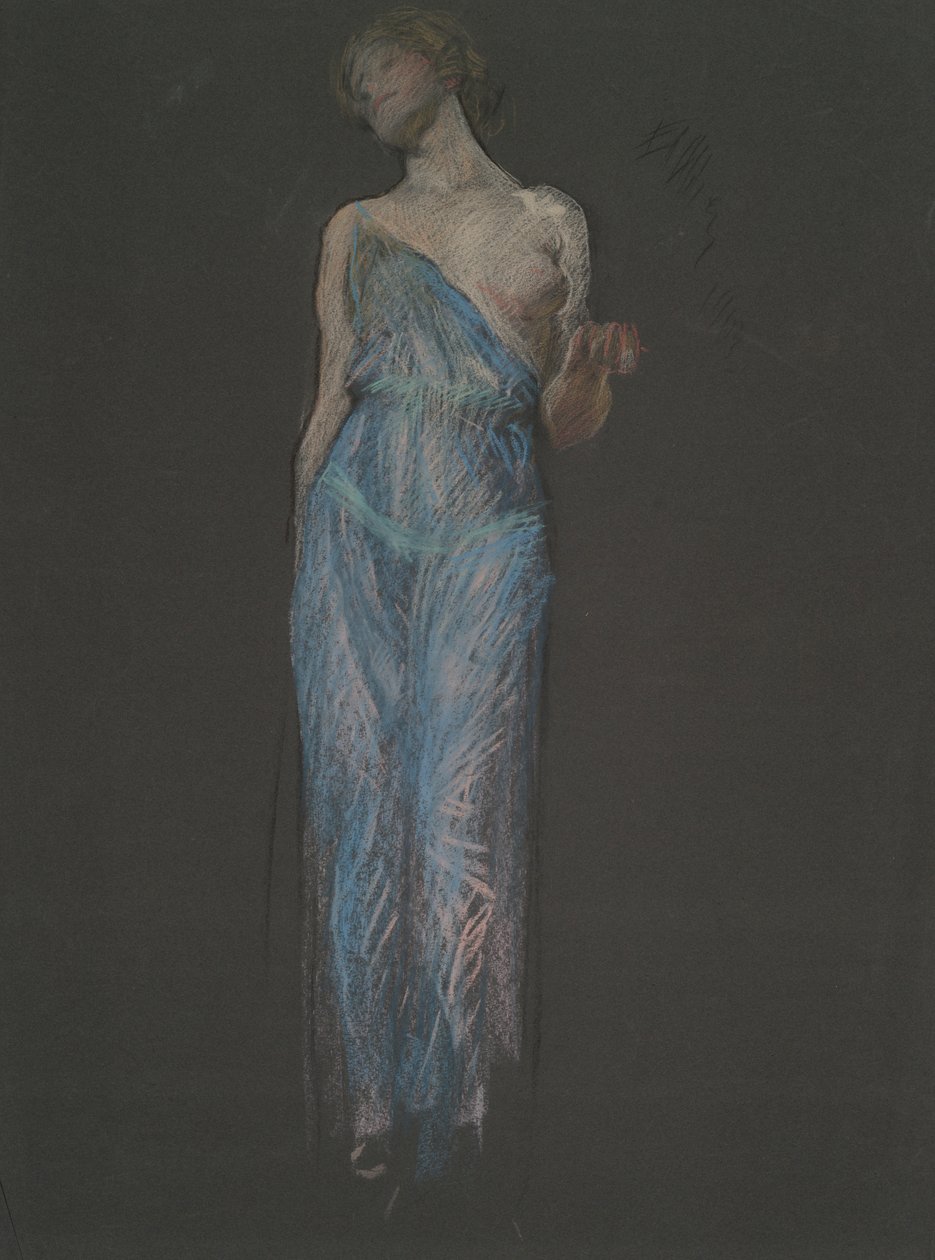 Studium postaci dla autorstwa Edwin Austin Abbey