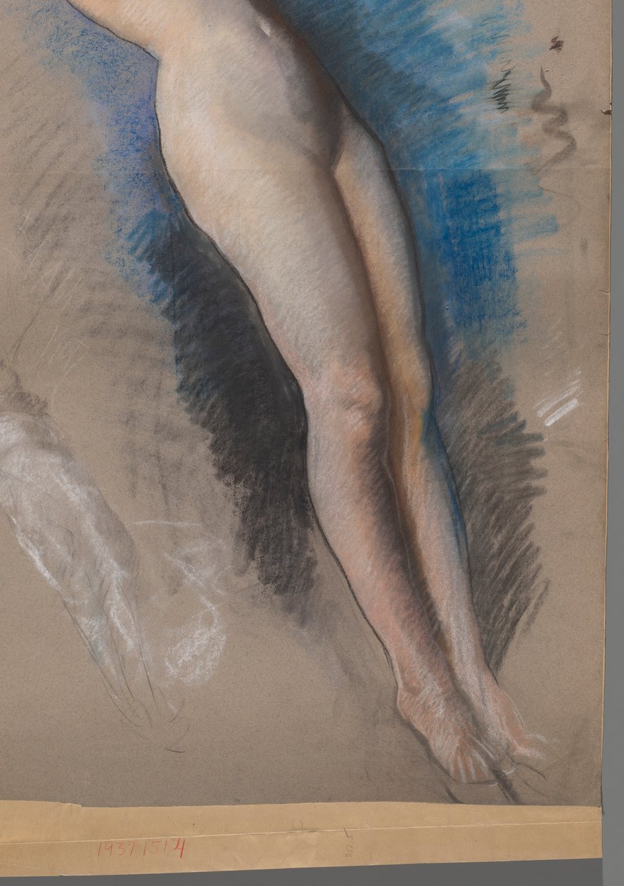 Studium postaci dla autorstwa Edwin Austin Abbey