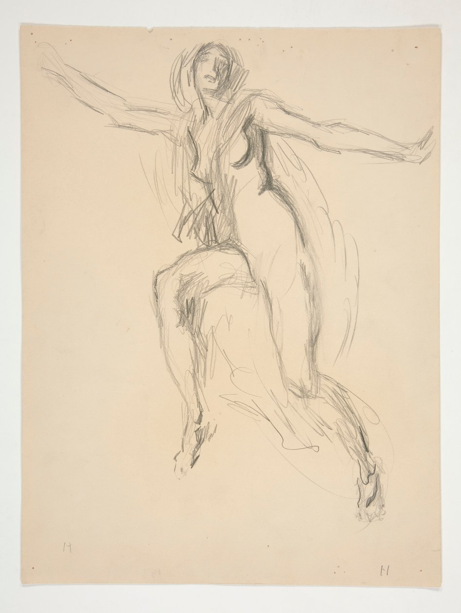 Studium postaci dla autorstwa Edwin Austin Abbey
