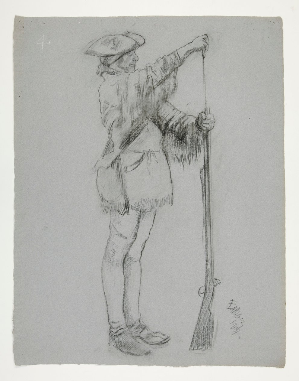 Studium postaci dla autorstwa Edwin Austin Abbey