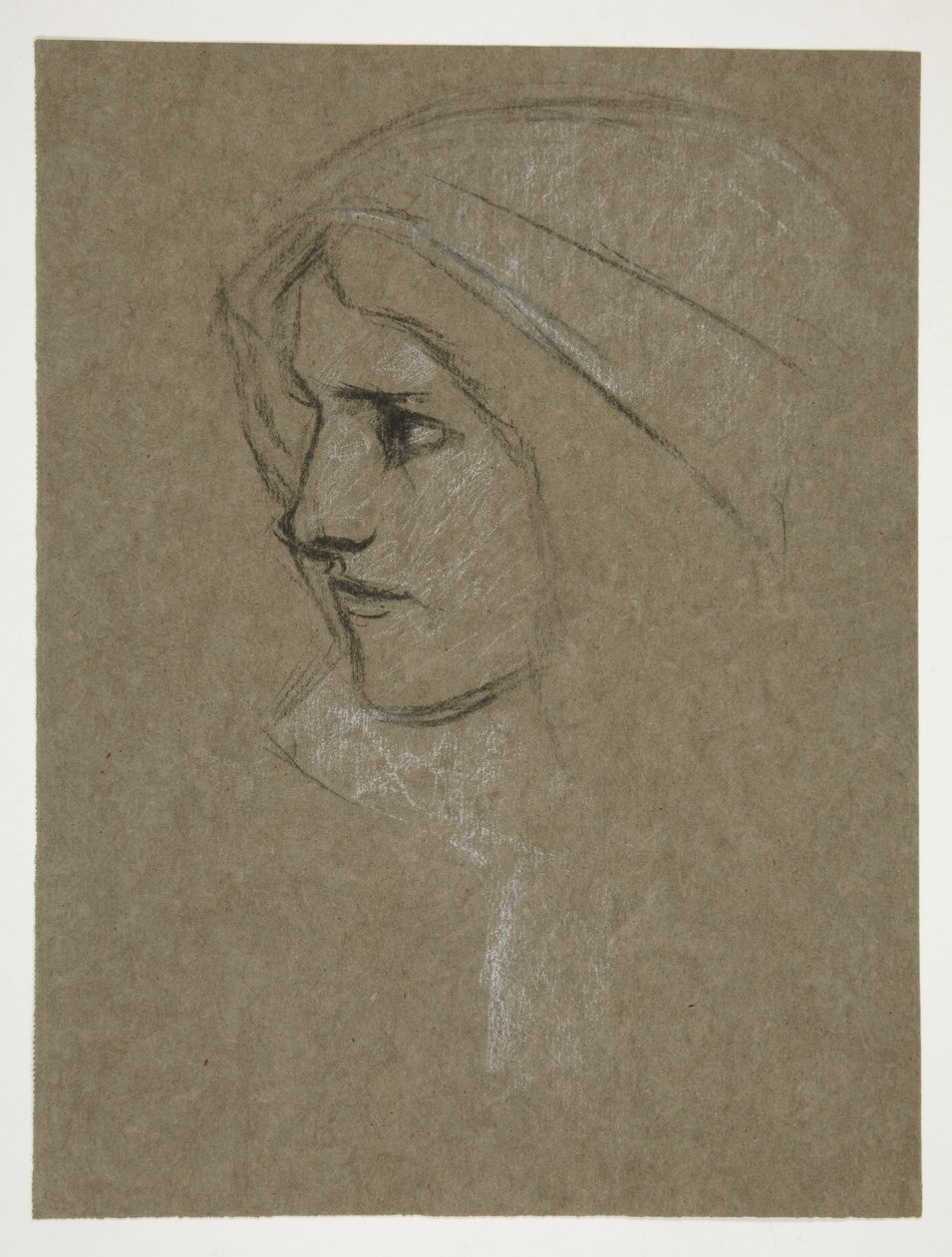 Szef Cordelii, od króla Leara autorstwa Edwin Austin Abbey