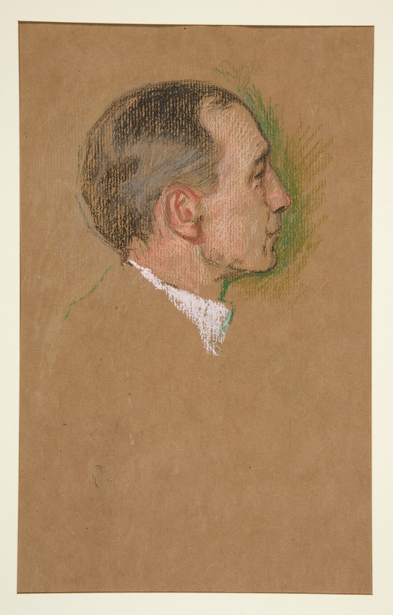 Głowa człowieka, Koronacja Edwarda VII autorstwa Edwin Austin Abbey