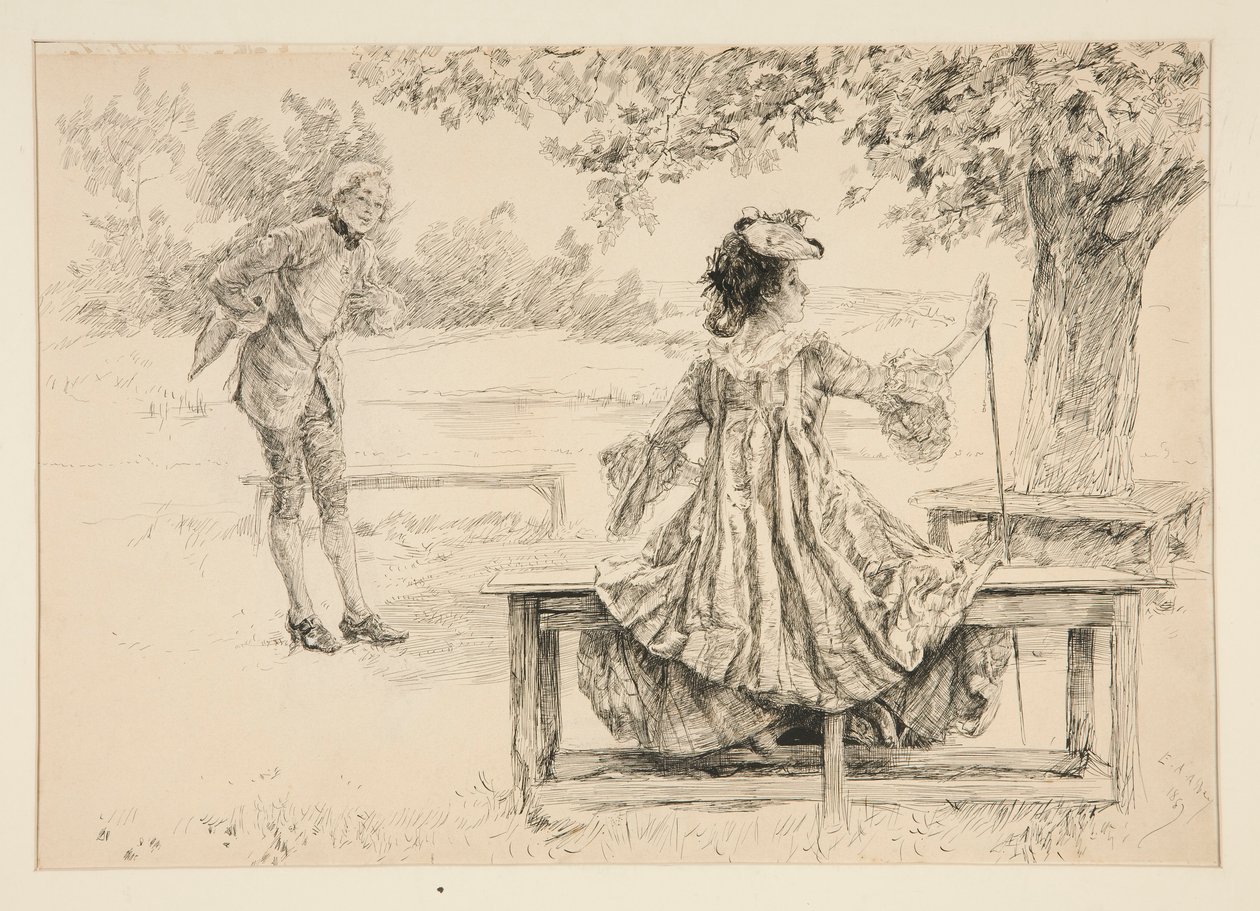 Ilustracja do autorstwa Edwin Austin Abbey