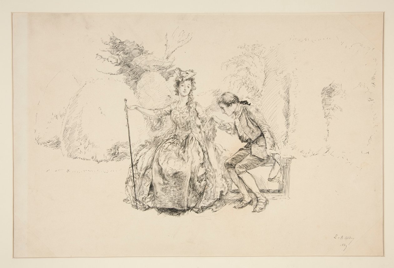 Ilustracja do autorstwa Edwin Austin Abbey