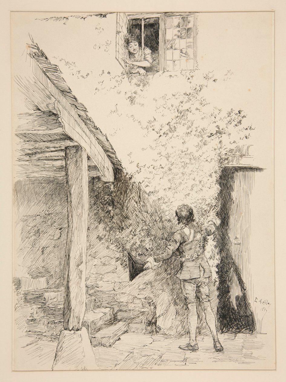 Ilustracja do autorstwa Edwin Austin Abbey