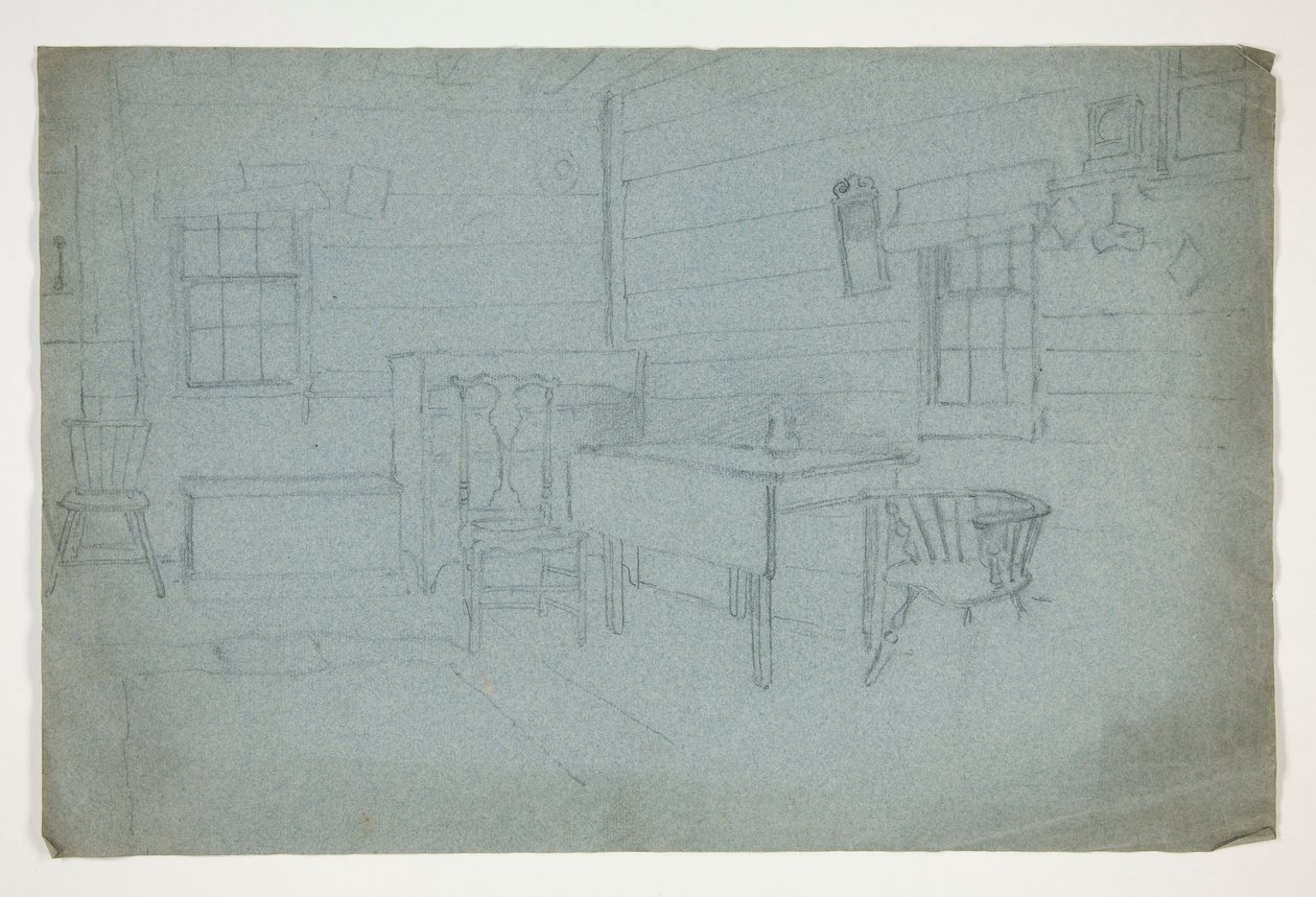 Studium wewnętrzne autorstwa Edwin Austin Abbey
