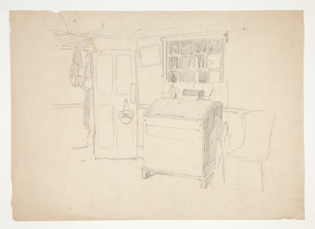 Studium wewnętrzne autorstwa Edwin Austin Abbey
