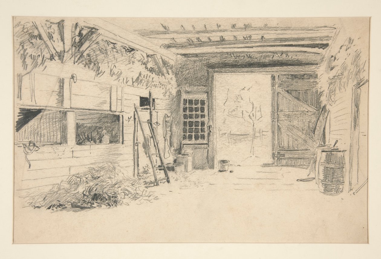 Studium wewnętrzne autorstwa Edwin Austin Abbey