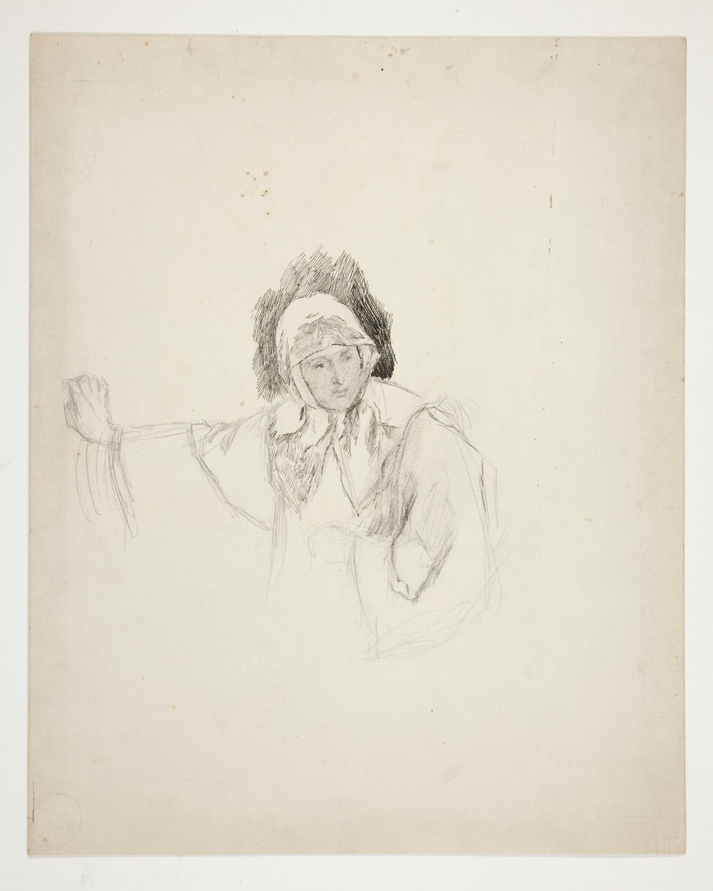 Izabela w klasztorze (studium na .1103), Akt I, Scena V, Miarka za Miarkę autorstwa Edwin Austin Abbey