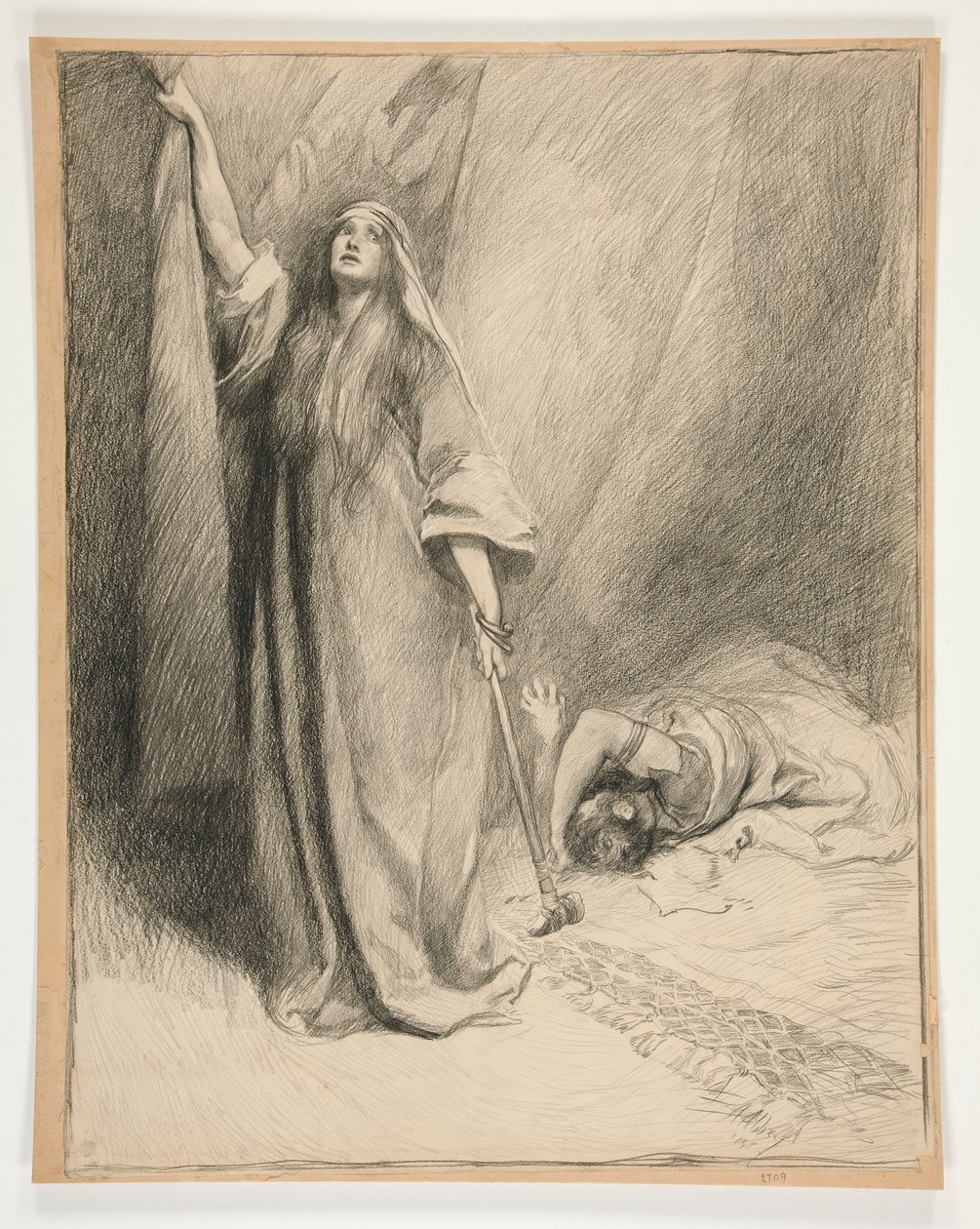 Więzienie i Siostra autorstwa Edwin Austin Abbey