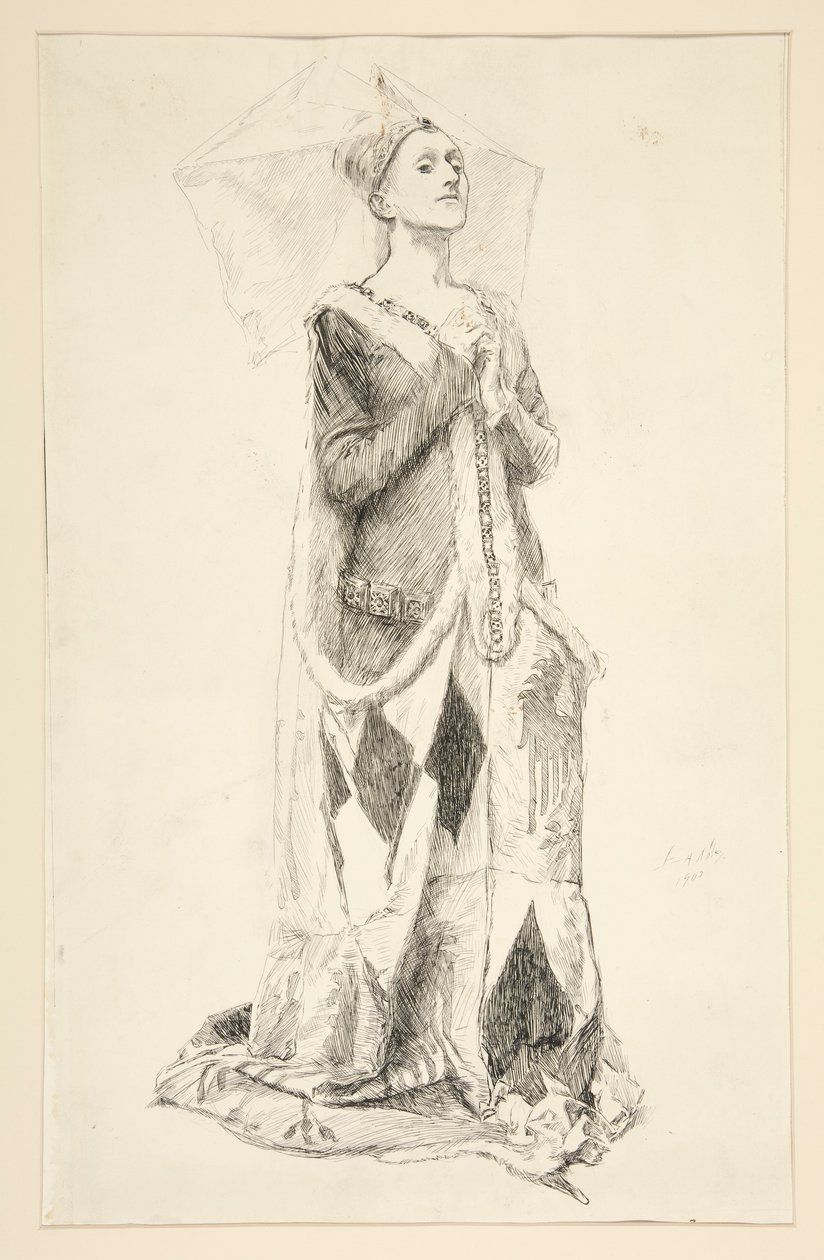 Lady Anne Nevill, od króla Ryszarda III autorstwa Edwin Austin Abbey