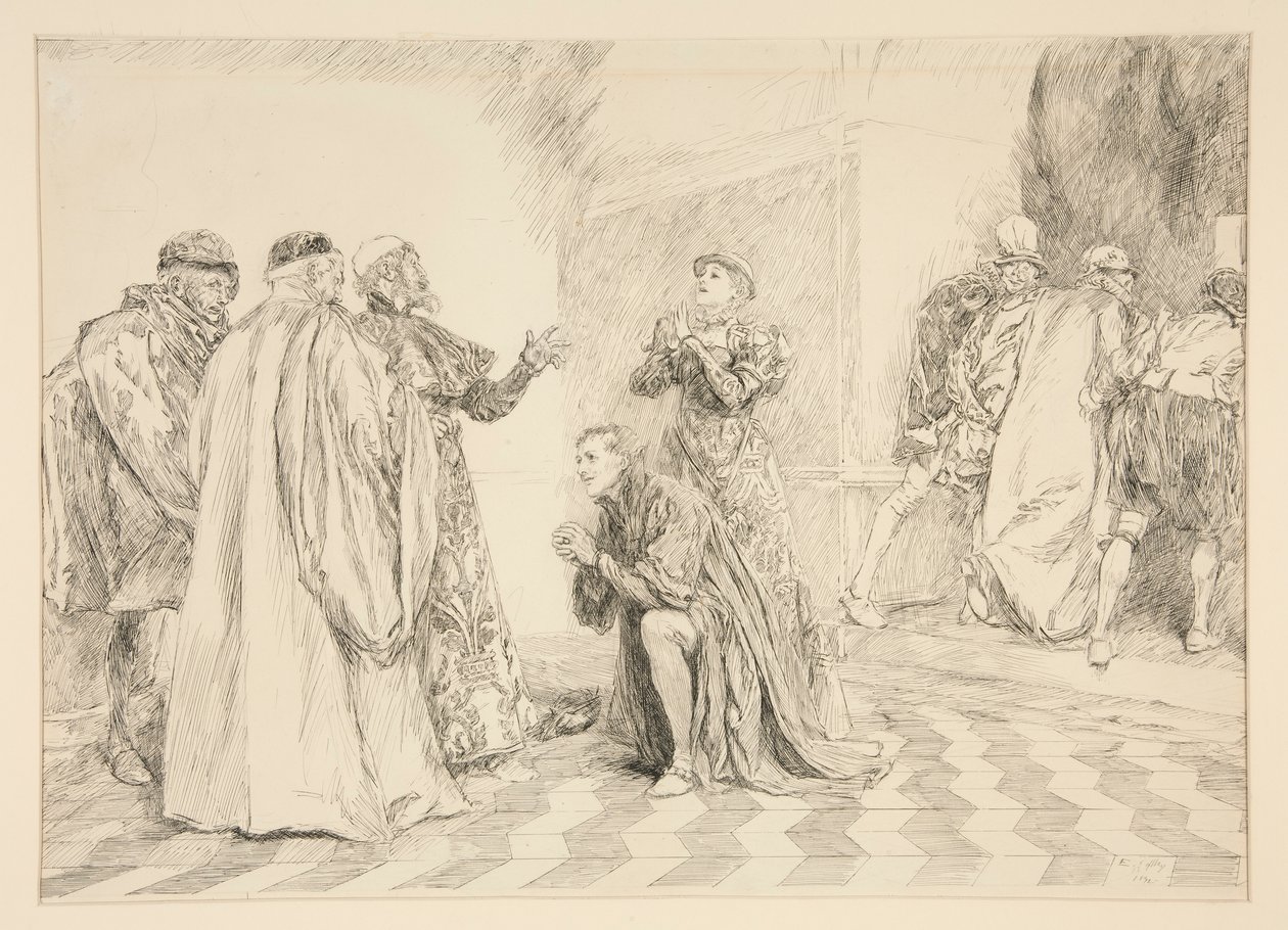 Świecący: autorstwa Edwin Austin Abbey