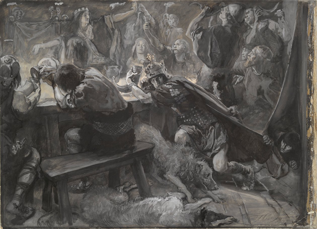 Makbet: autorstwa Edwin Austin Abbey