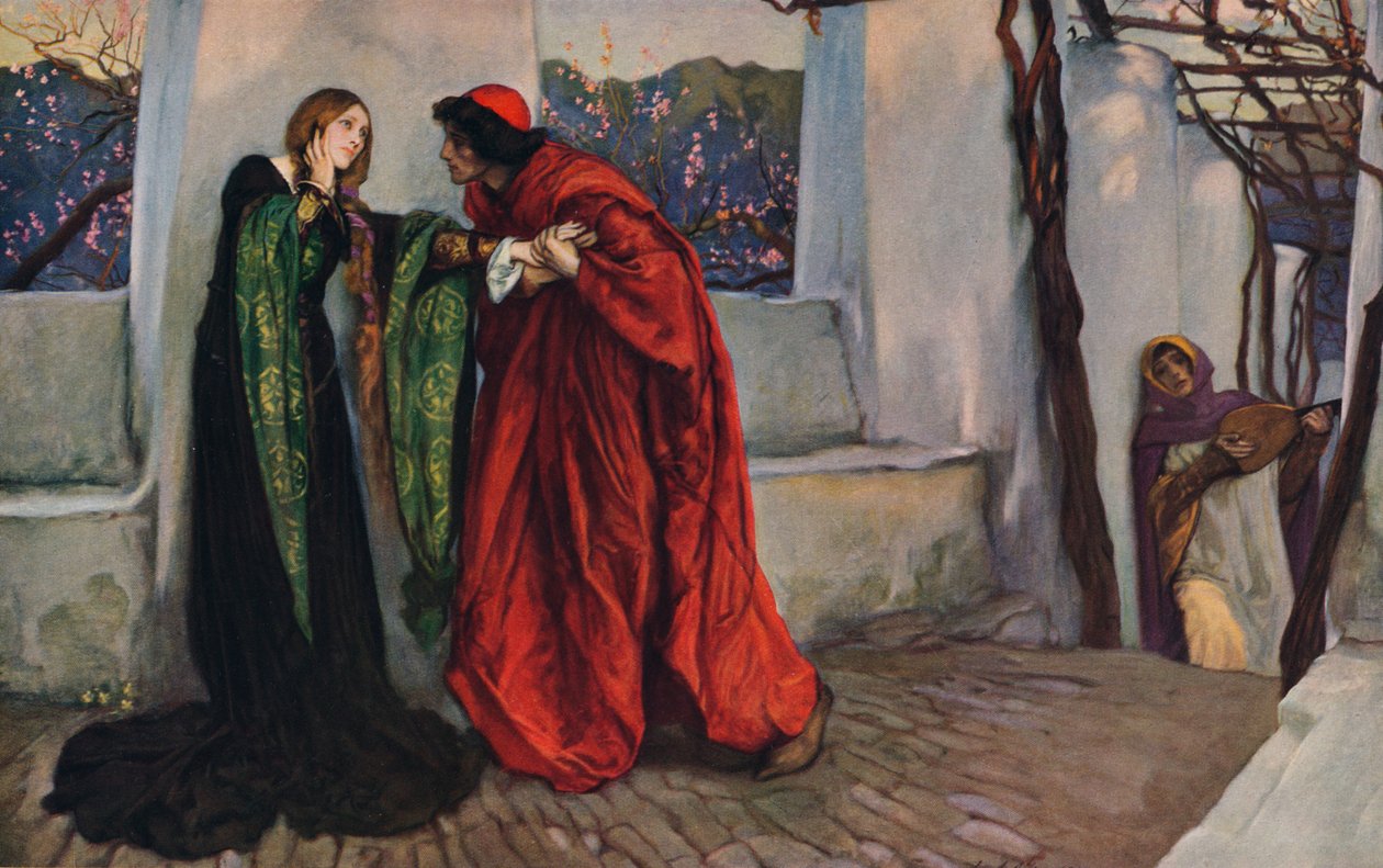 O Mistress Mine, gdzie wędrujesz, 1899 c1940 autorstwa Edwin Austin Abbey