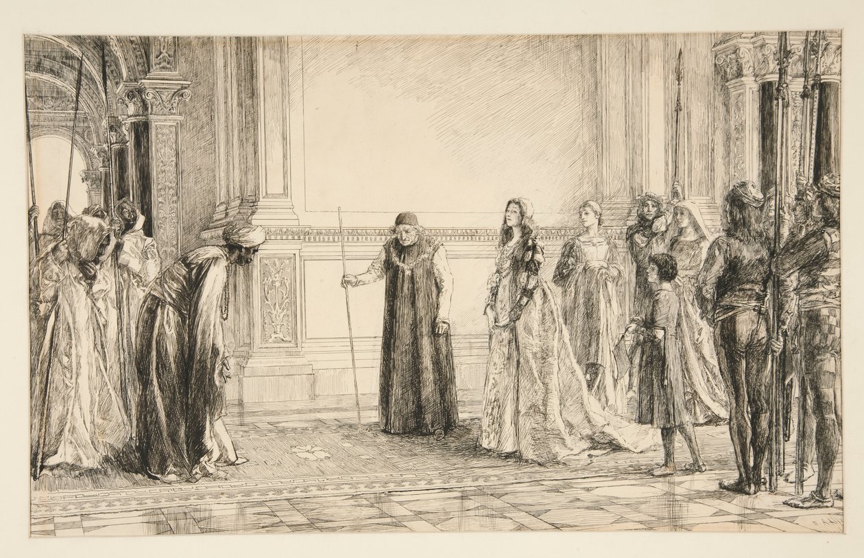 Książę Maroka: autorstwa Edwin Austin Abbey