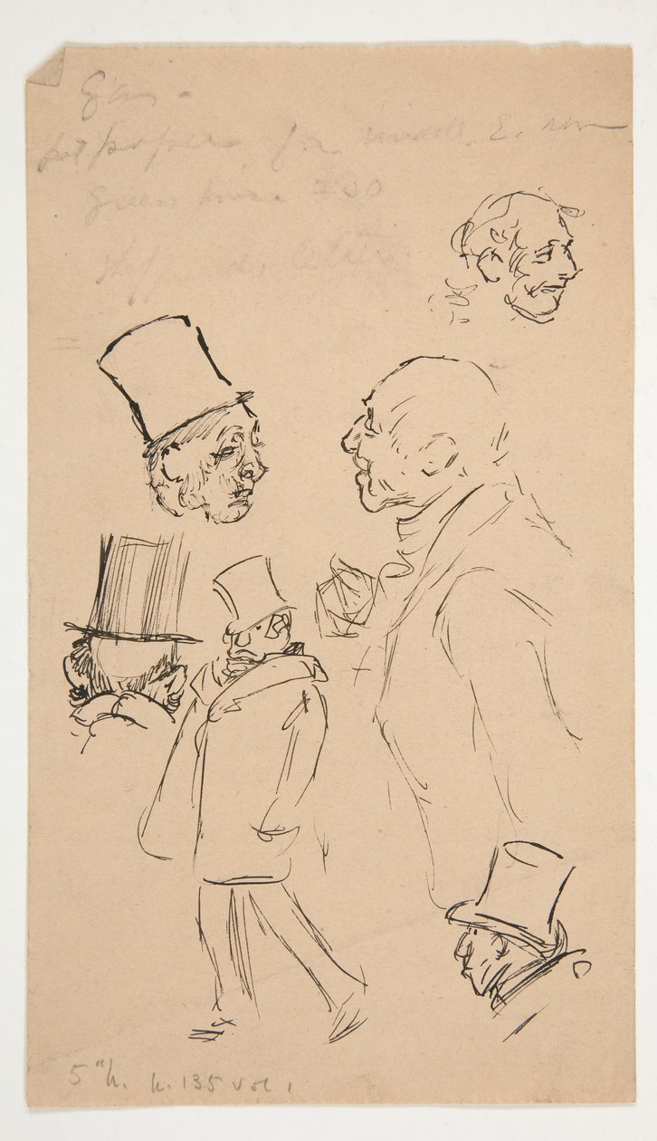 Arkusz szkiców autorstwa Edwin Austin Abbey