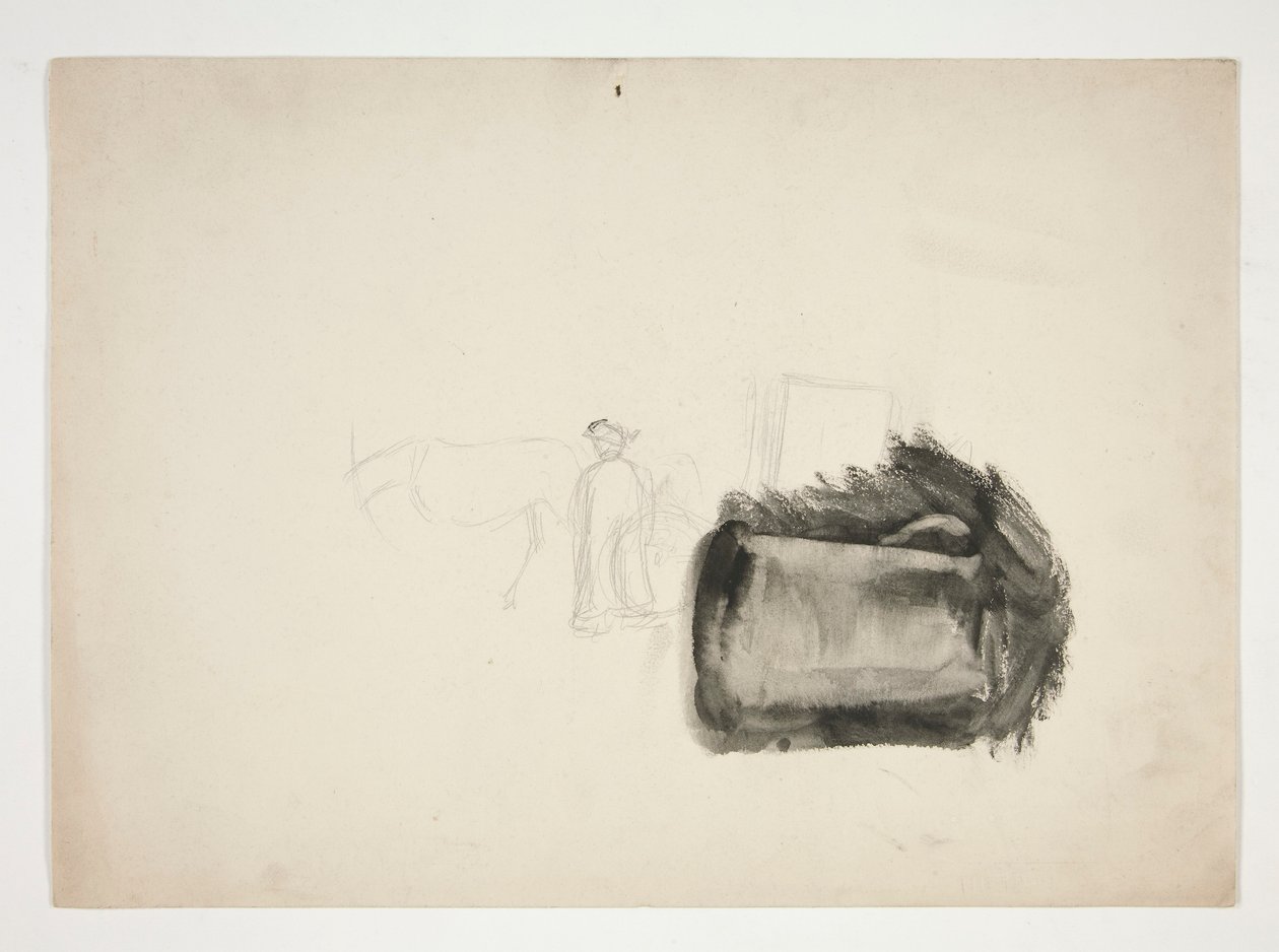 Szkic kufla autorstwa Edwin Austin Abbey