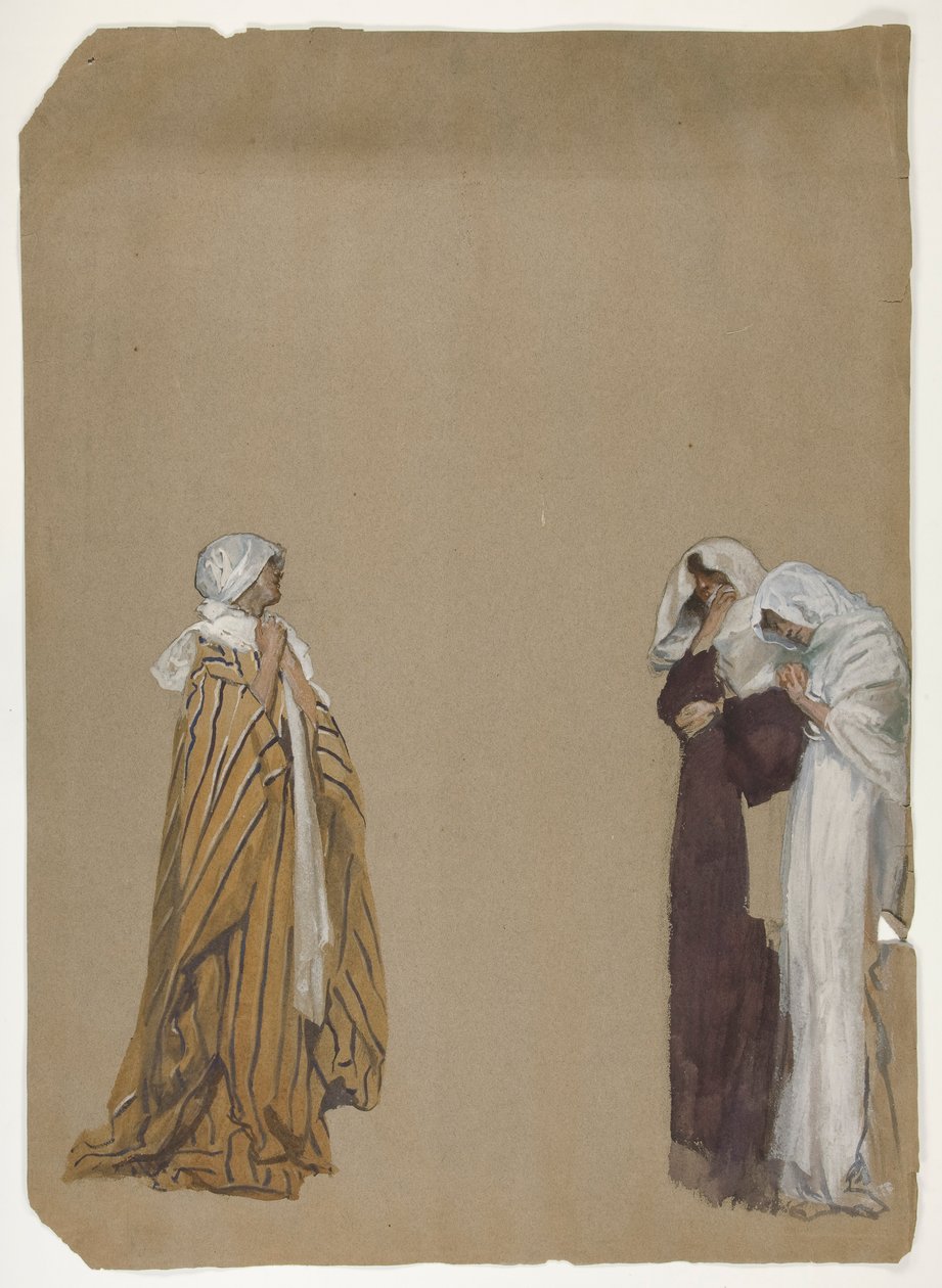 Nauka. Trzy postacie autorstwa Edwin Austin Abbey