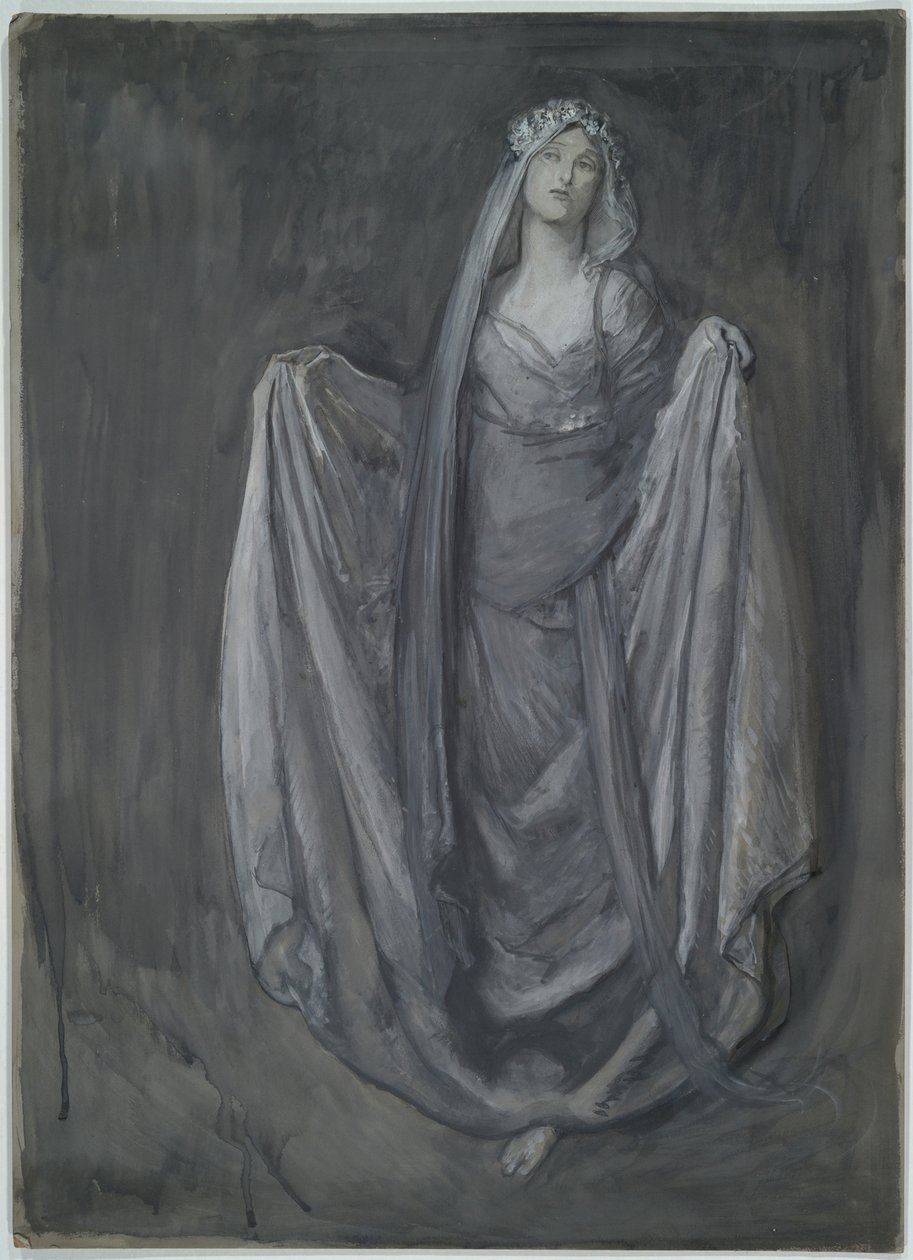 Uczyć się dla Blanchefleur?, dla autorstwa Edwin Austin Abbey