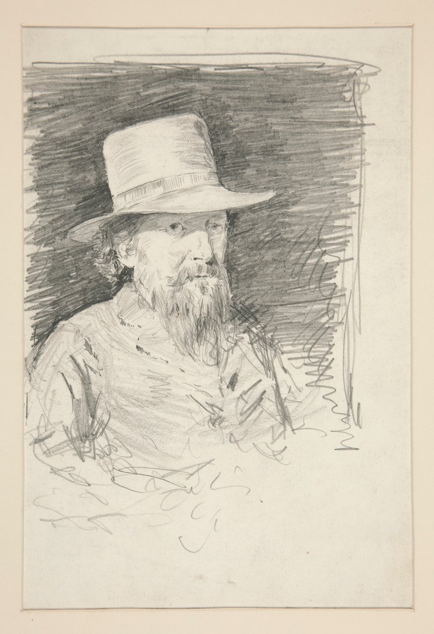 Study for General Meade: szkic do muralu do budynku stolicy stanu w Harrisburgu, Pensylwania, 1902-1911 (ukończony przez Johna Singera Sargenta) autorstwa Edwin Austin Abbey