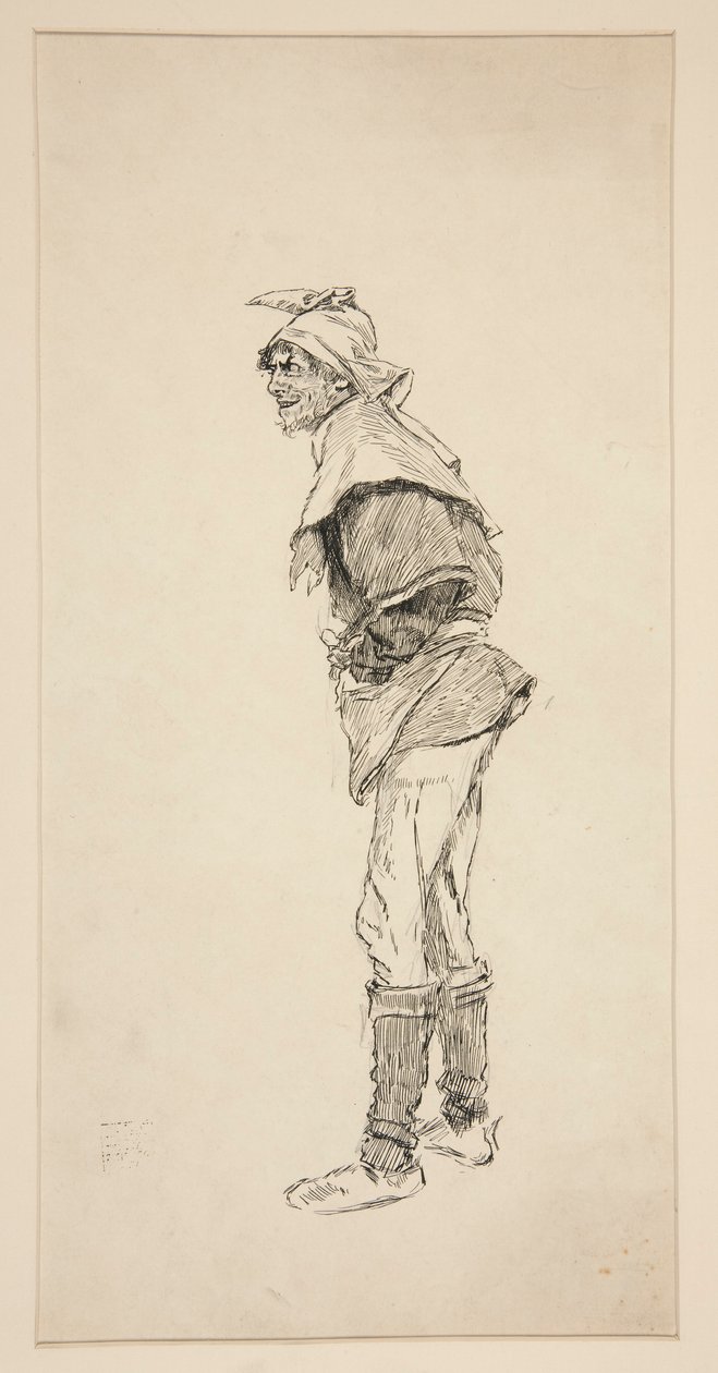 Studium dla króla Henryka IV (część I) autorstwa Edwin Austin Abbey