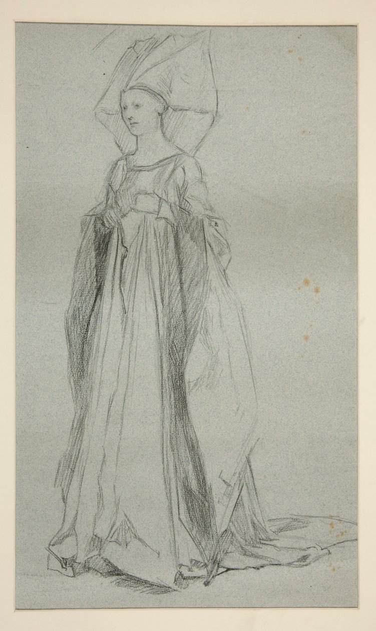 Studium dla Lady Anne, dla króla Ryszarda III (?) autorstwa Edwin Austin Abbey