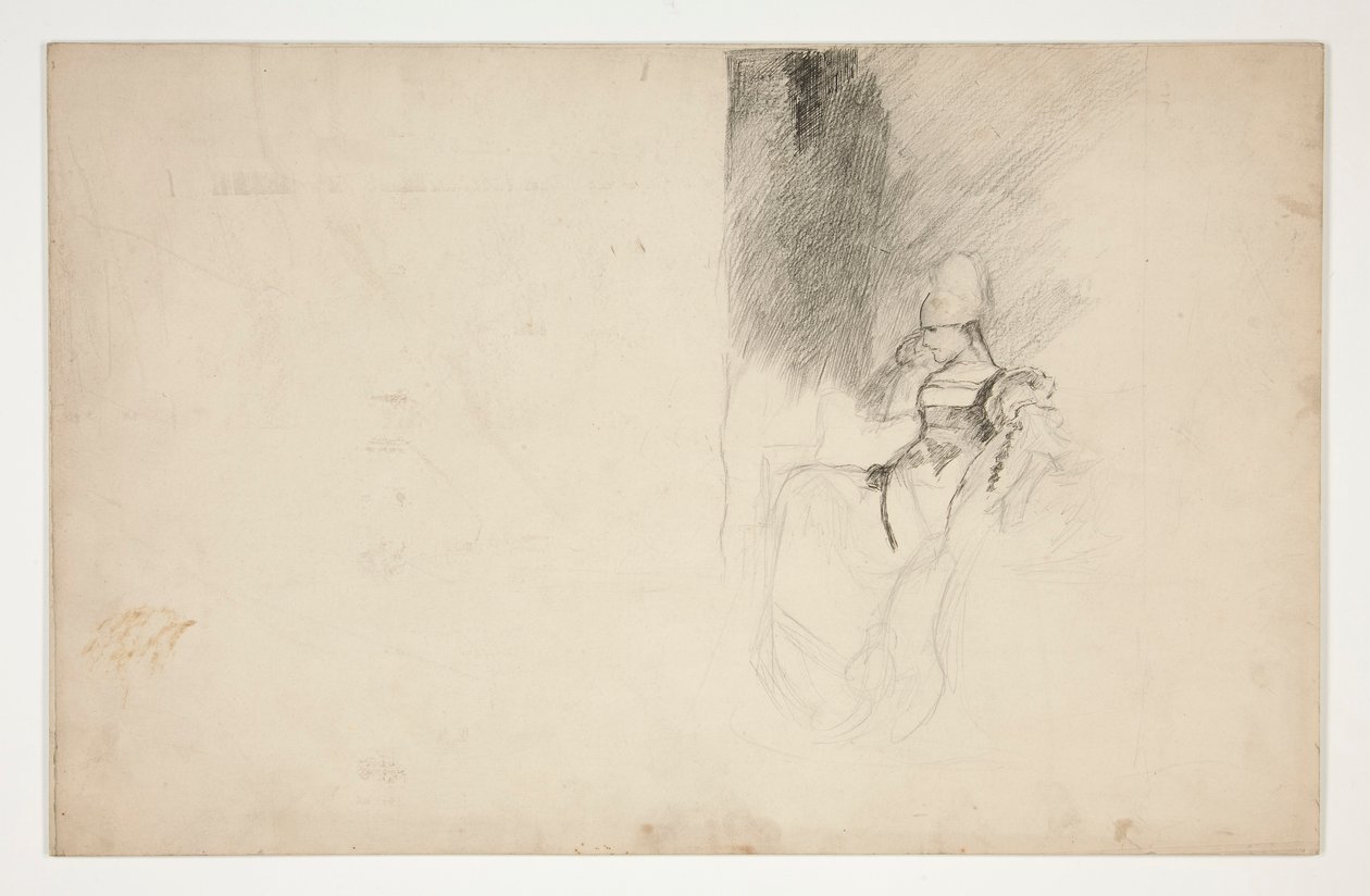 Studium dla Mariany, z Measure for Measure autorstwa Edwin Austin Abbey