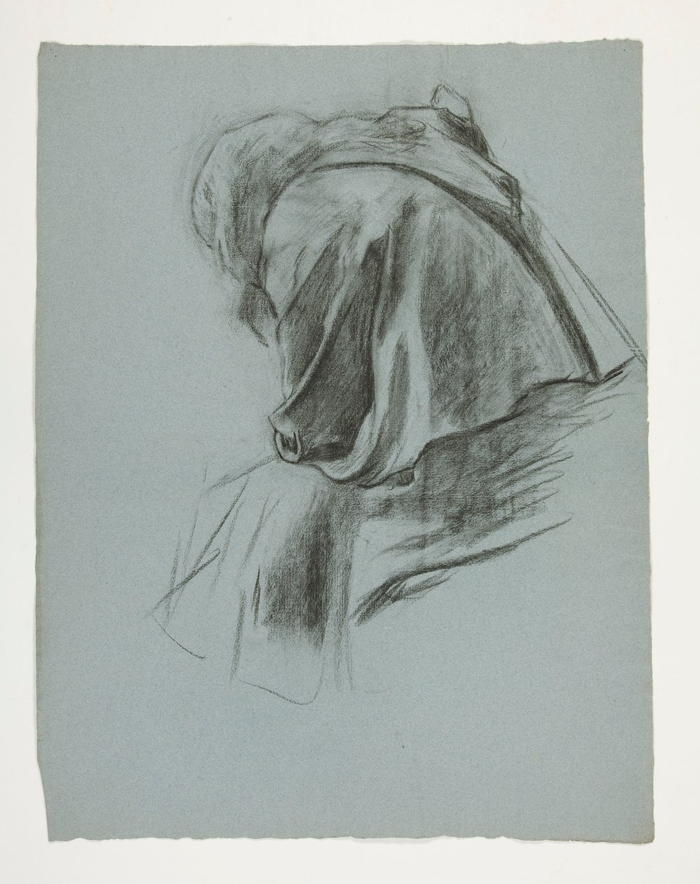 Study for The Departure z The Quest of the Holy Graal (seria piętnastu obrazów dla Biblioteki Publicznej w Bostonie, ukończona w 1901) autorstwa Edwin Austin Abbey