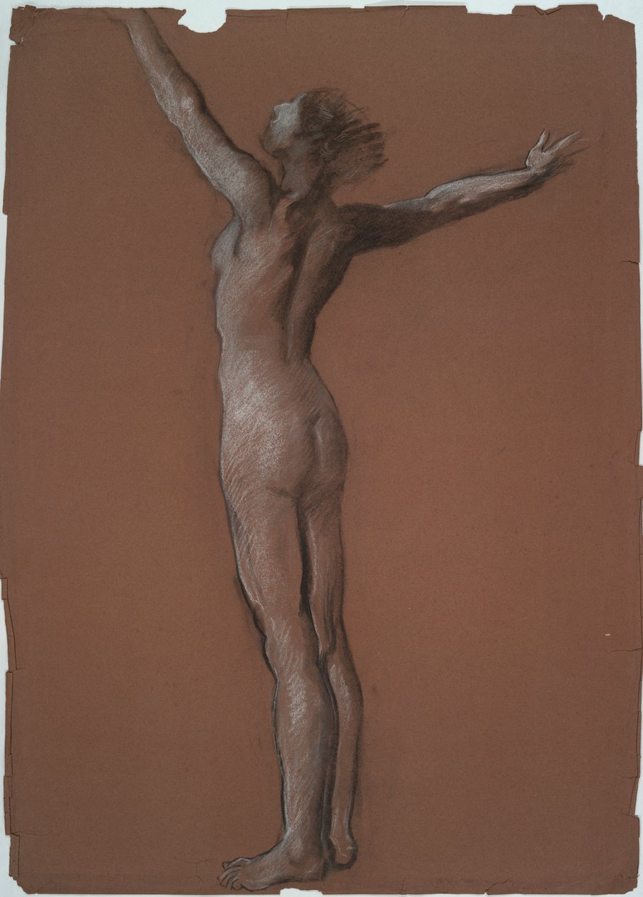 Studium dla figury 6 rano w autorstwa Edwin Austin Abbey