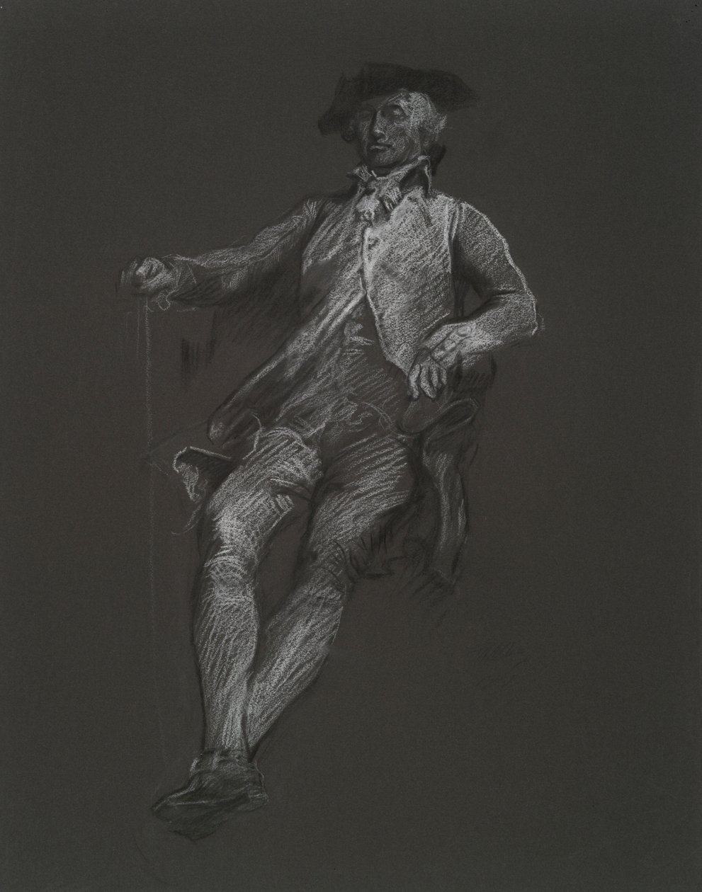 Studium do postaci Johna Dickinsona, w autorstwa Edwin Austin Abbey