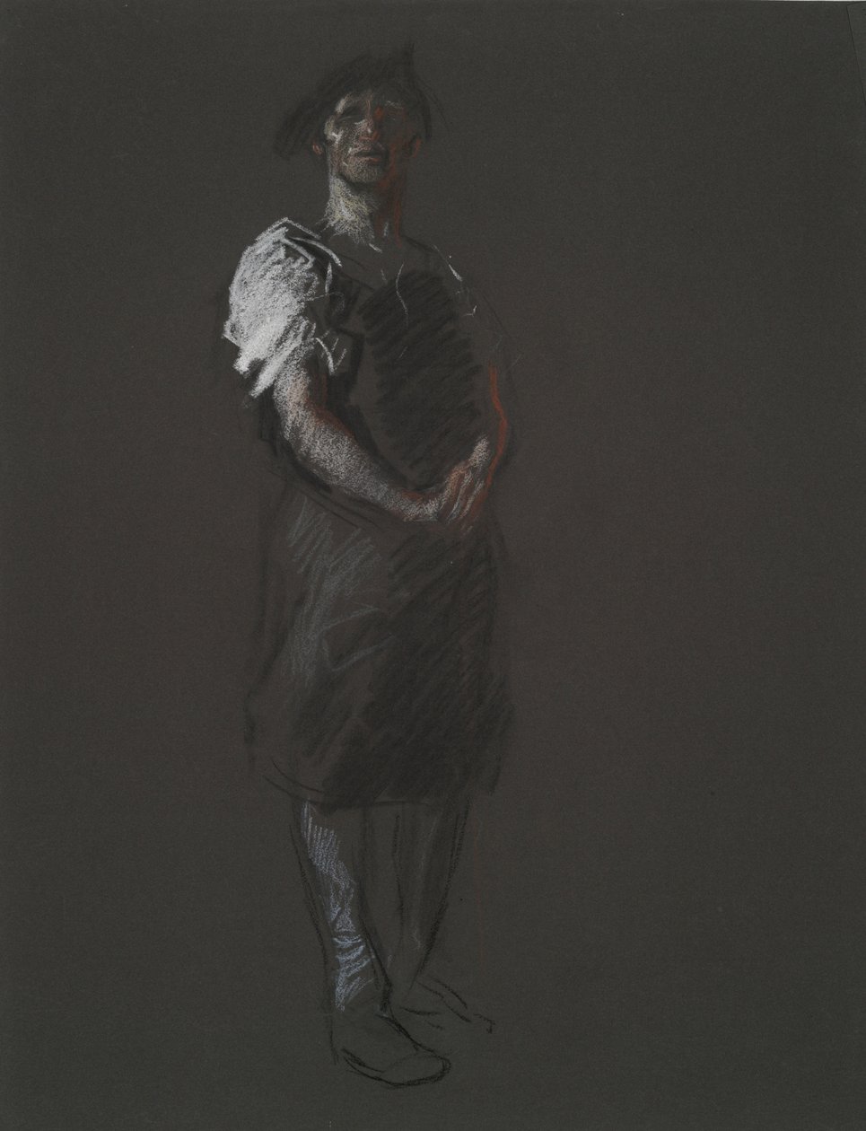 Studium postaci robotnika, w autorstwa Edwin Austin Abbey