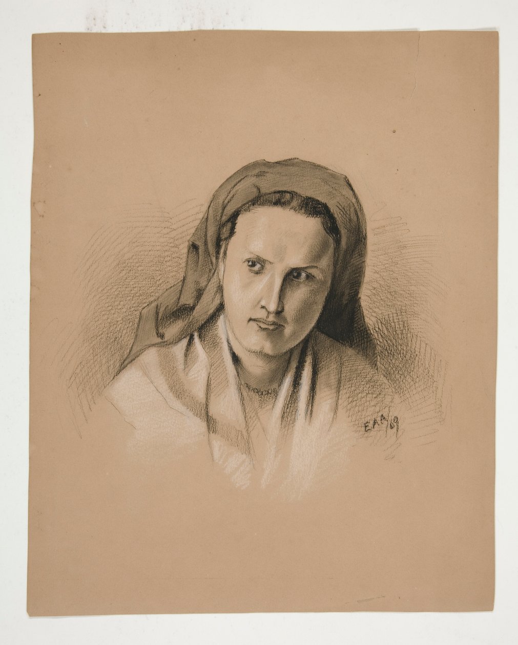 Studium kobiety autorstwa Edwin Austin Abbey
