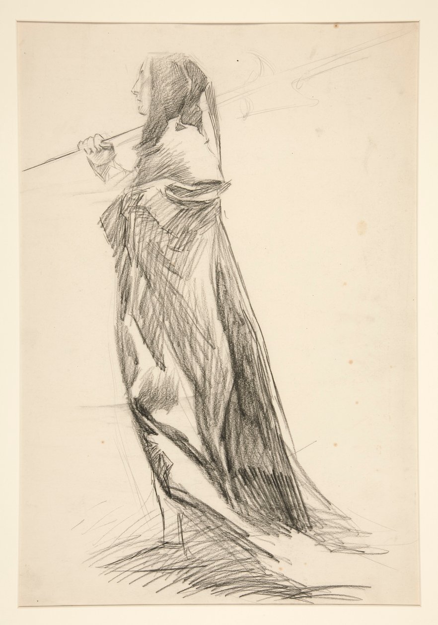 Studium halabardników od króla Ryszarda III autorstwa Edwin Austin Abbey