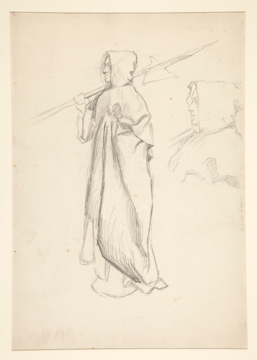 Studium halabardników od króla Ryszarda III autorstwa Edwin Austin Abbey