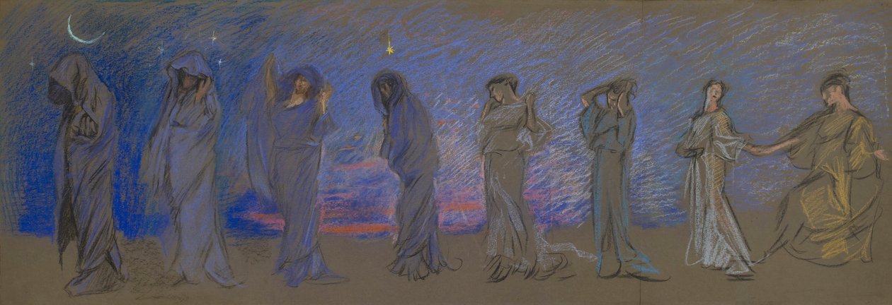 Godziny autorstwa Edwin Austin Abbey