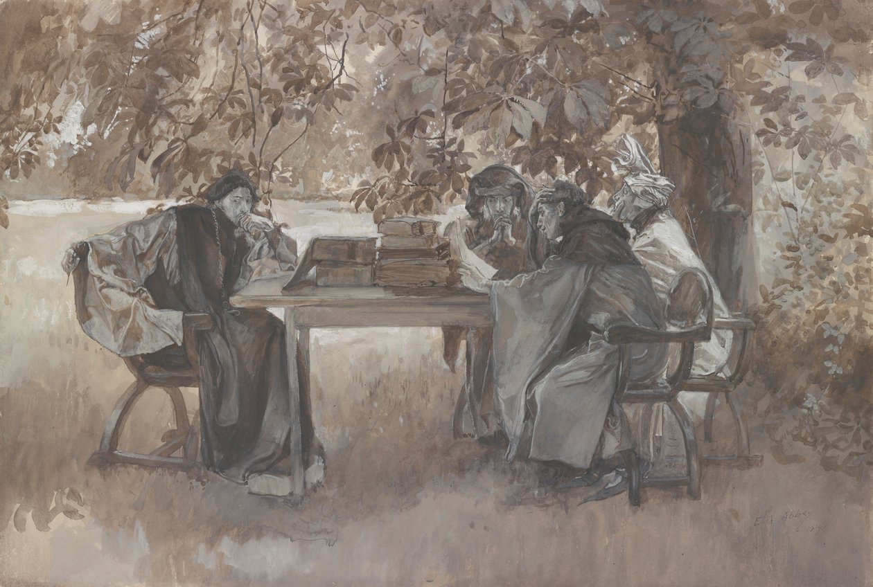 Król autorstwa Edwin Austin Abbey