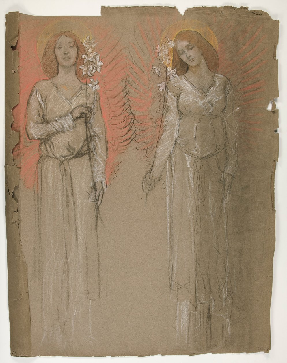 Dwa Anioły autorstwa Edwin Austin Abbey