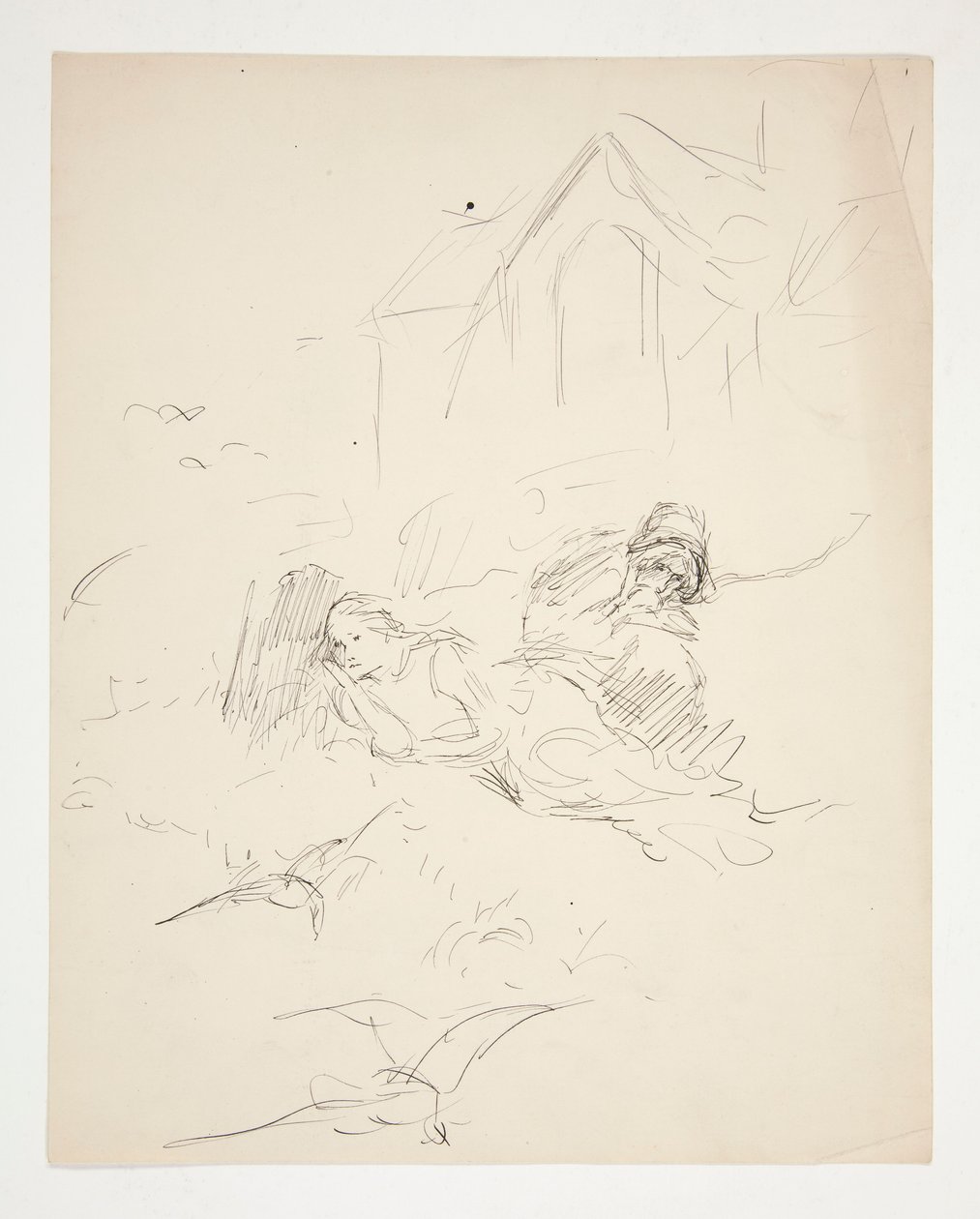 Niezidentyfikowana ilustracja autorstwa Edwin Austin Abbey