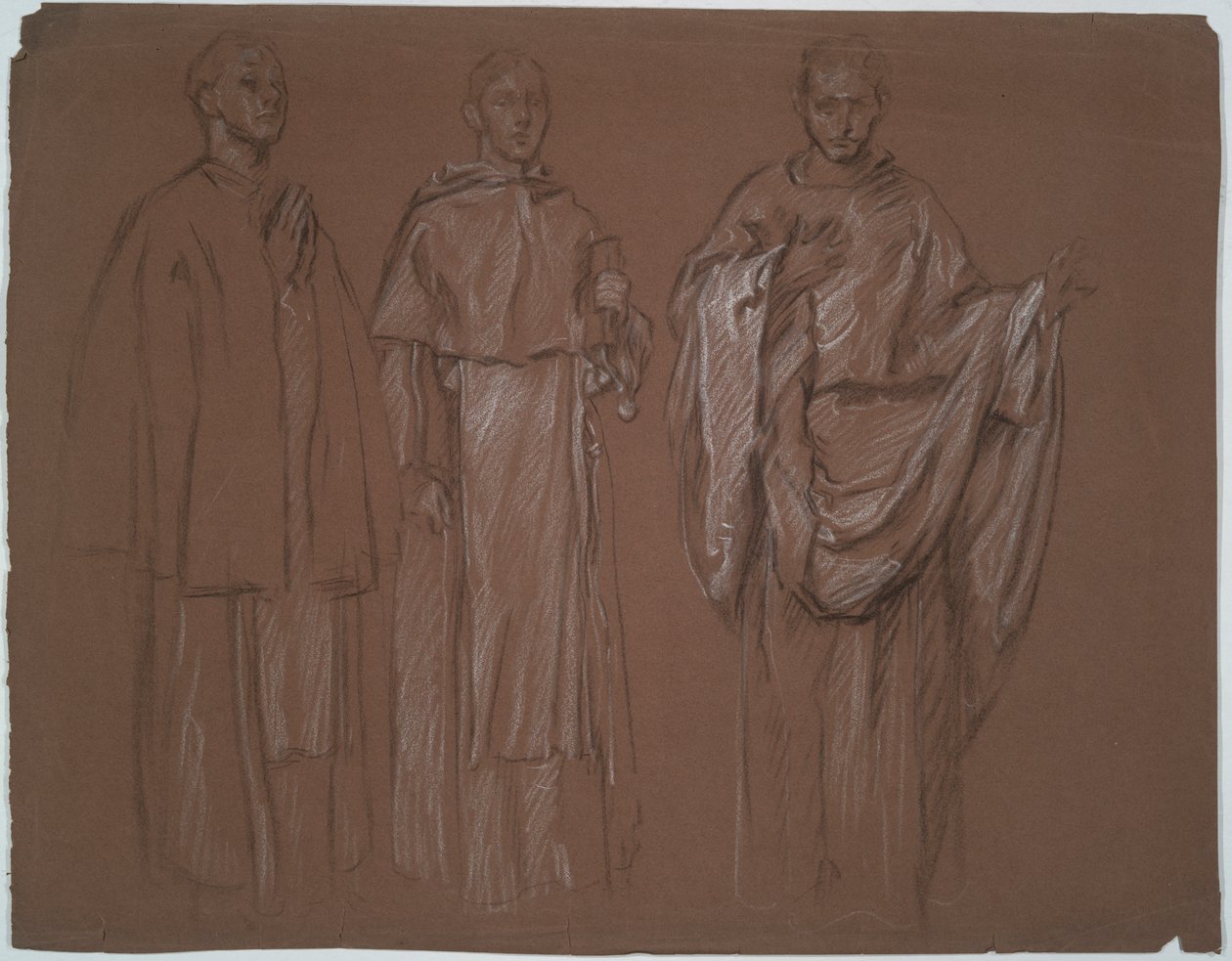 Niezidentyfikowane badanie autorstwa Edwin Austin Abbey