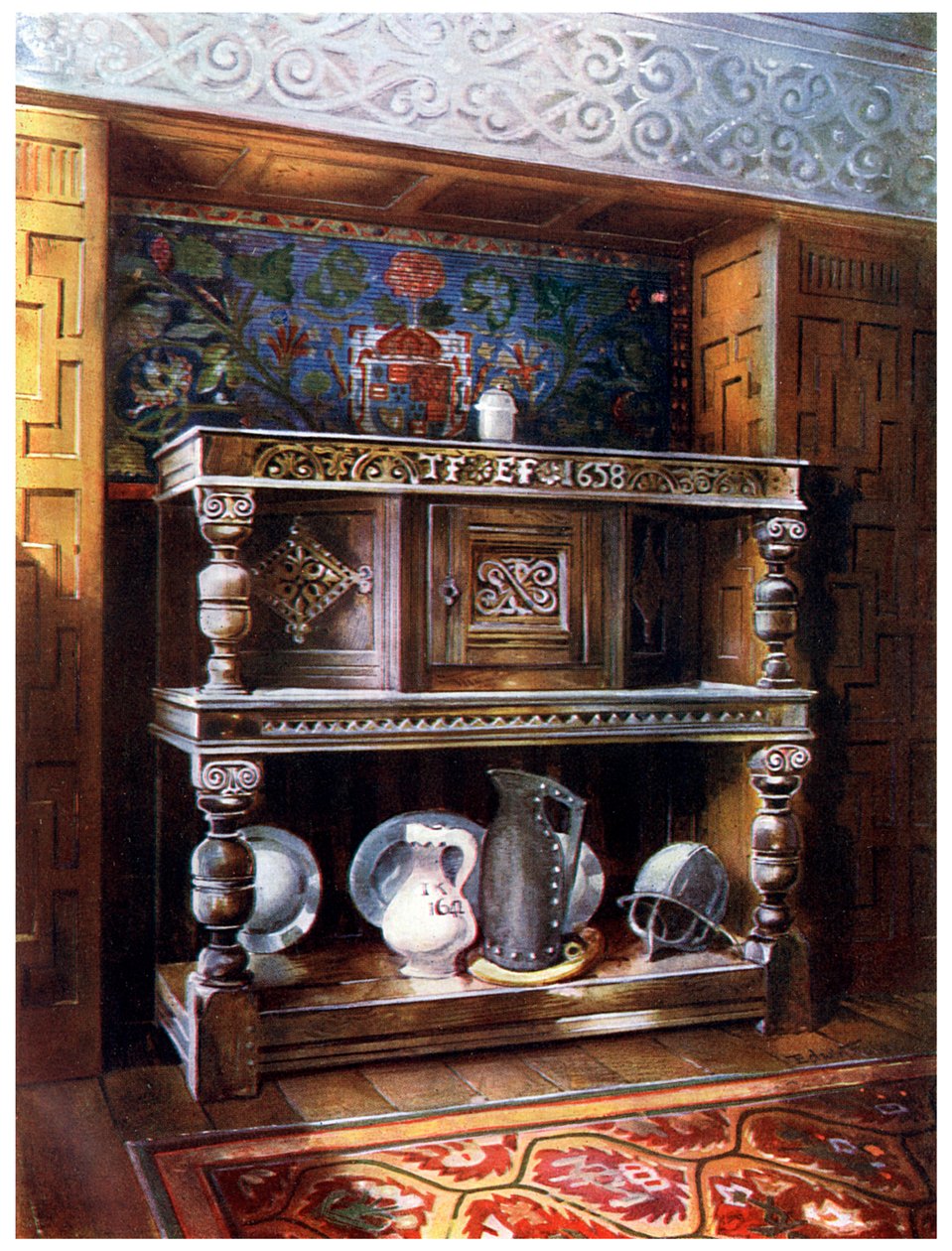 Bufet dworski, 1910 r. autorstwa Edwin Foley